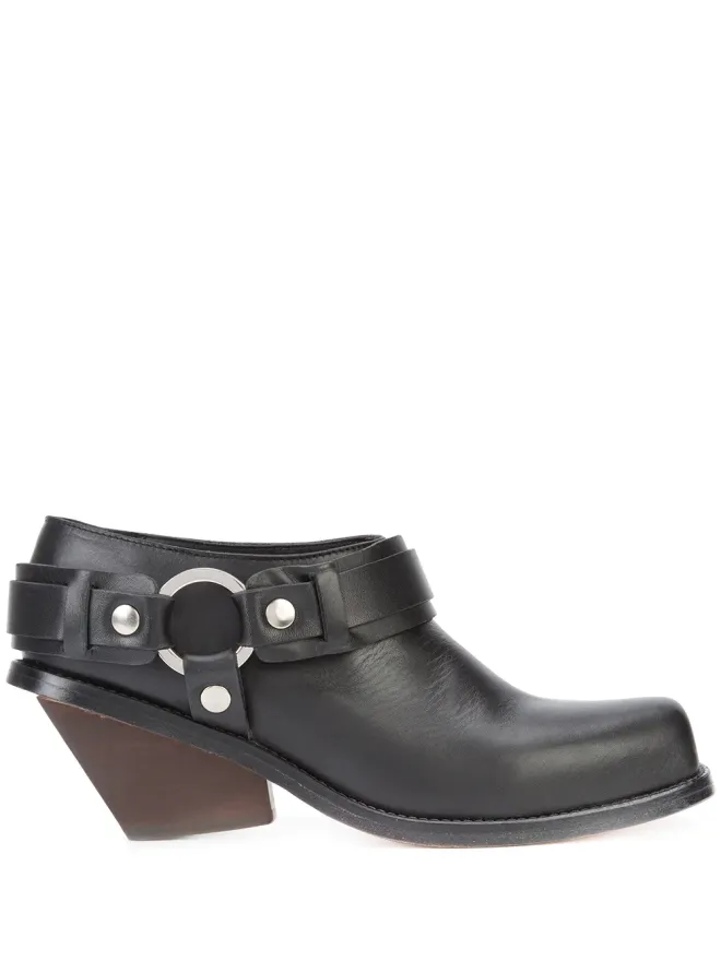 Wanda Nylon Wanda Nylon リング付きチャンキーヒールブーツ - ブラックの商品画像