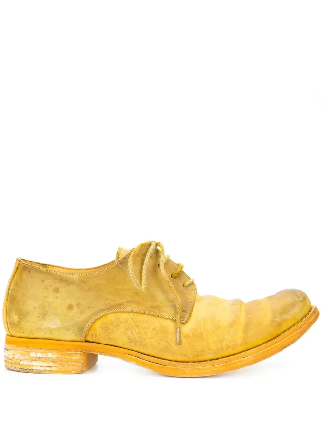 A DICIANNOVEVENTITRE A Diciannoveventitre ダメージ加工ダービーシューズの商品画像