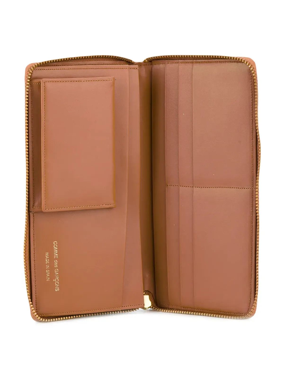 Comme Des Garçons Wallet leather continental wallet - Brown - 画像3