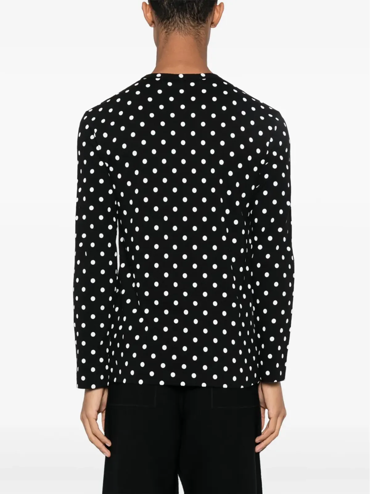 Comme Des Garçons Play ドットプリントTシャツ - 画像4