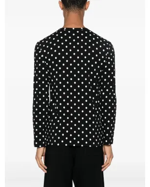 Comme Des Garçons Play ドットプリントTシャツ - サムネイル4