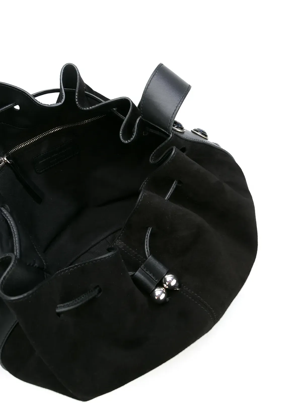 Alexander McQueen バケットクロスボディバッグ ブラック - 画像5