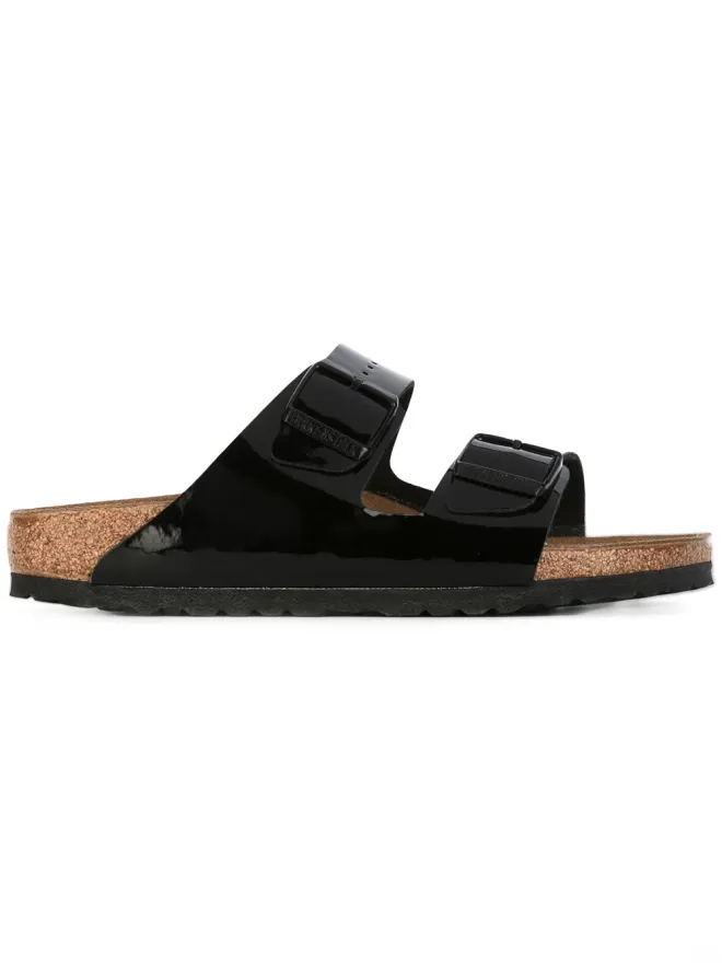 Birkenstock Birkenstock アリゾナ パテント サンダル - ブラックの商品画像
