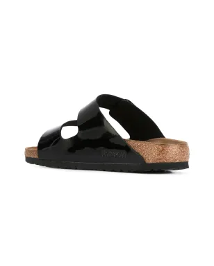 Birkenstock アリゾナ パテント サンダル - ブラック - サムネイル5