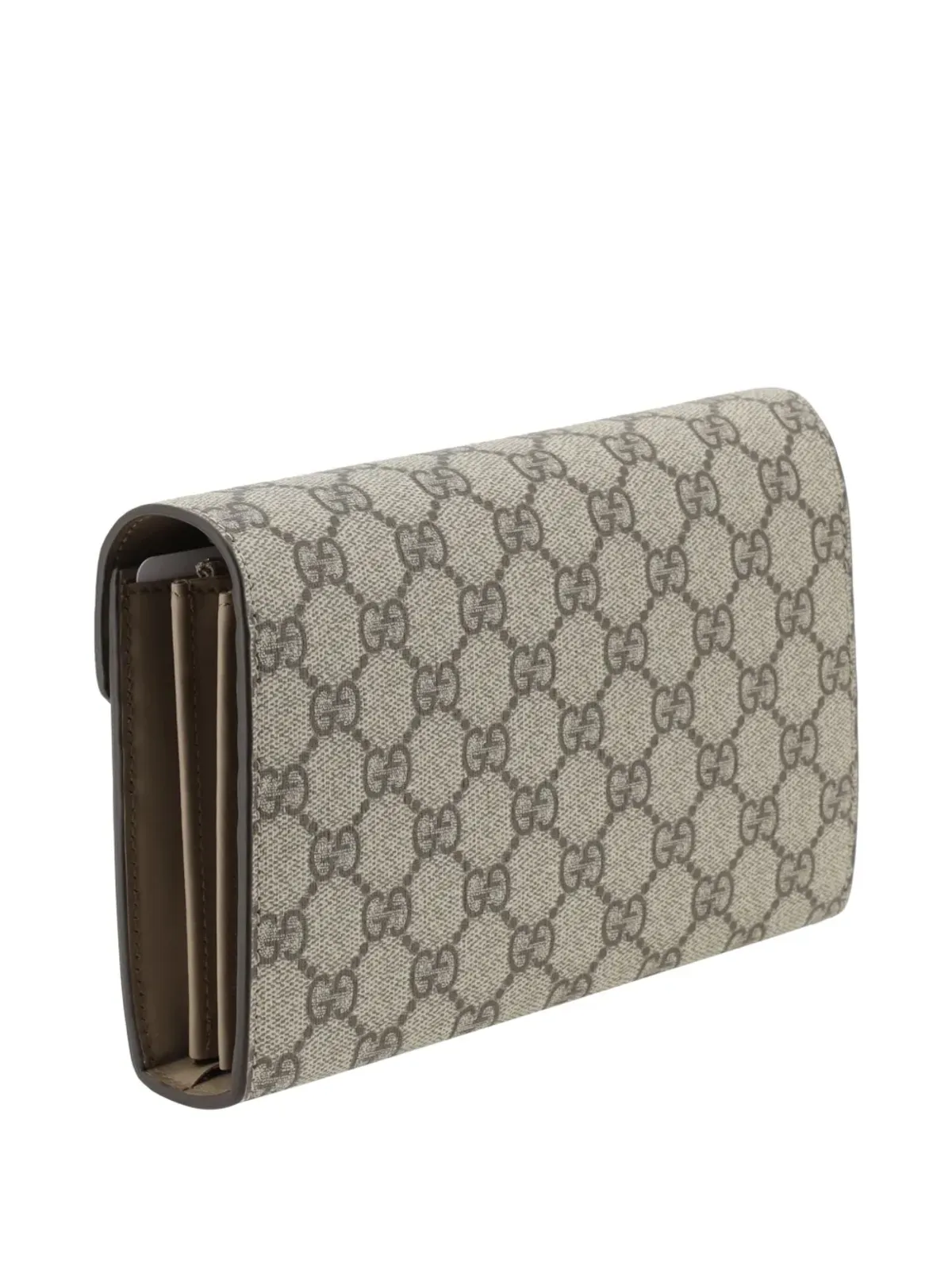 Gucci ディオニサス GG Supreme ウォレット・オン・チェーン - Neutrals - 画像2