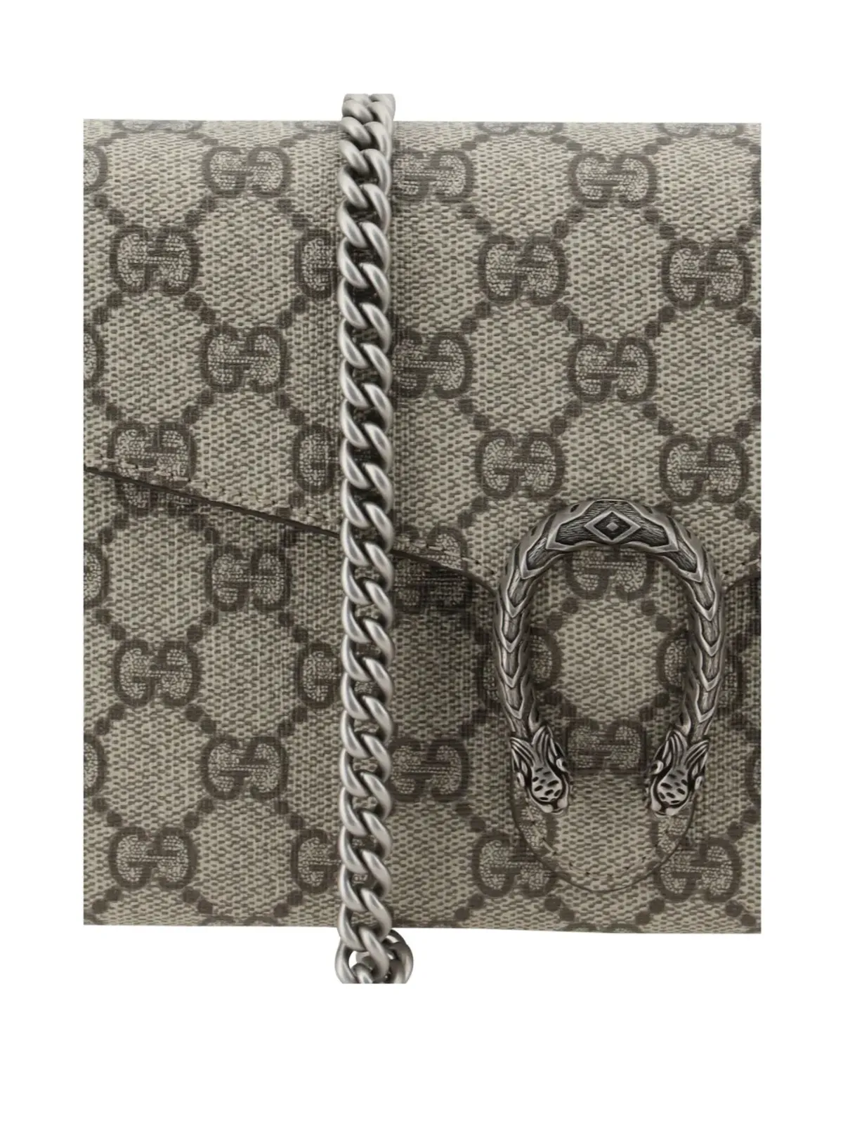Gucci ディオニサス GG Supreme ウォレット・オン・チェーン - Neutrals - 画像4