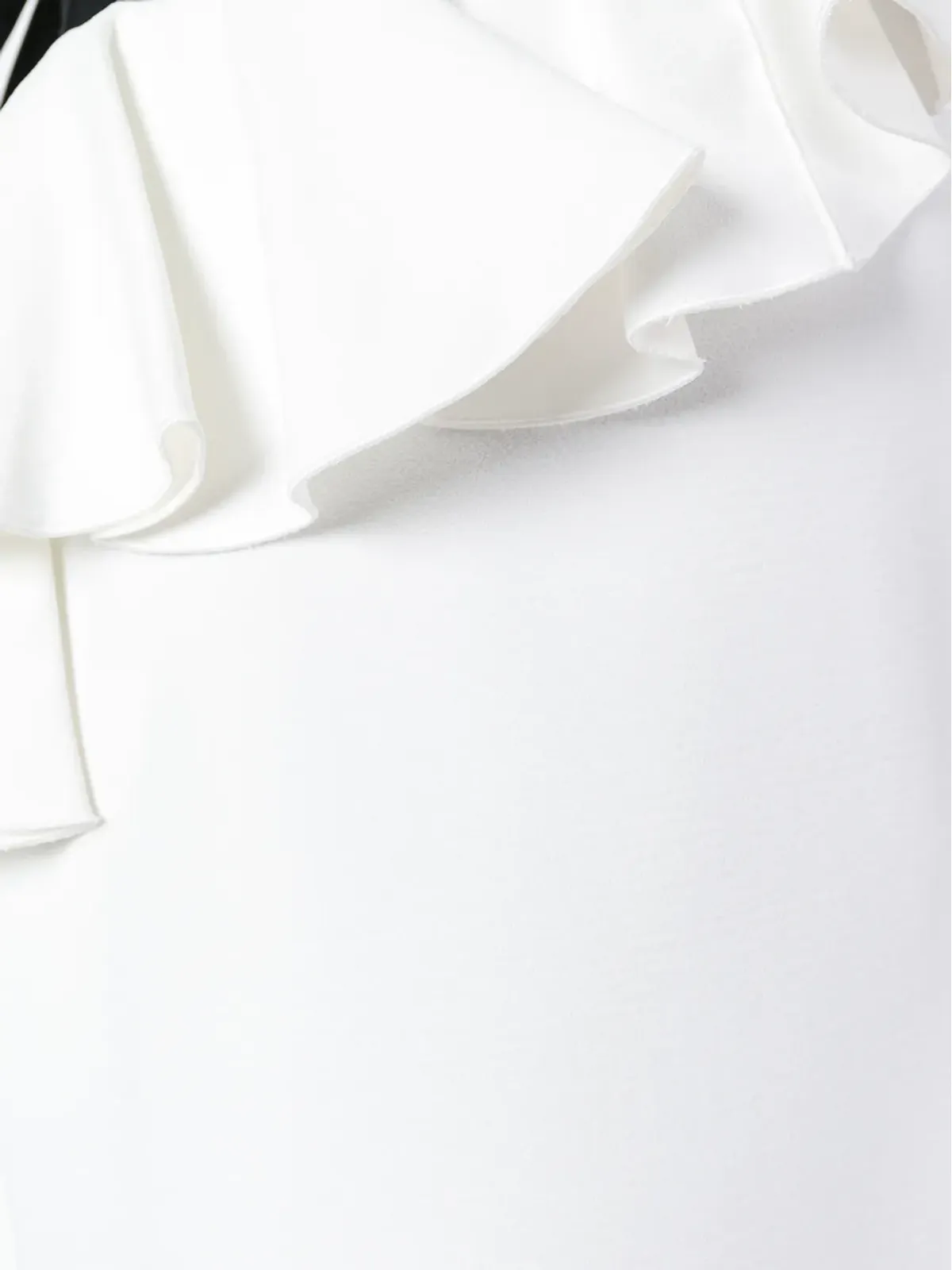 Giambattista Valli フリル付きストレートスカート（ホワイト） - 画像5