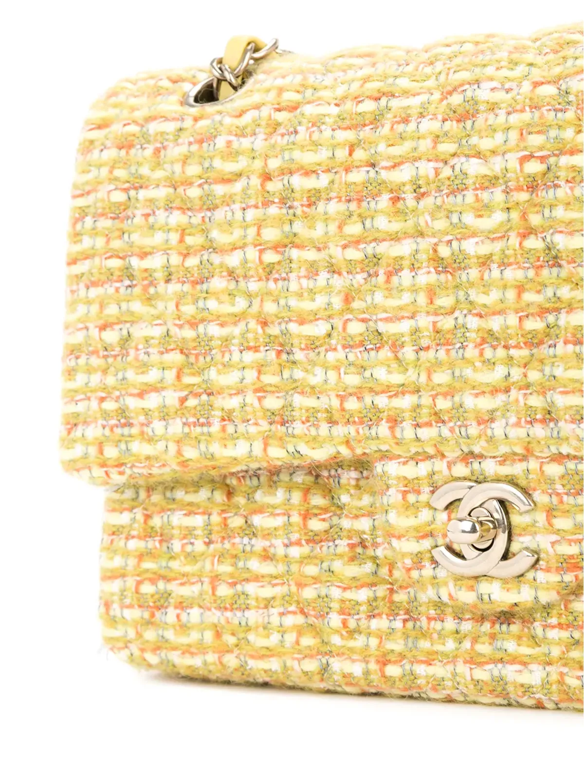 CHANEL Vintage ツイード ショルダーバッグ - 画像4
