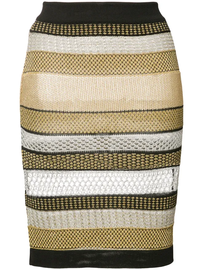 BALMAIN Balmain ストライプスカートの商品画像
