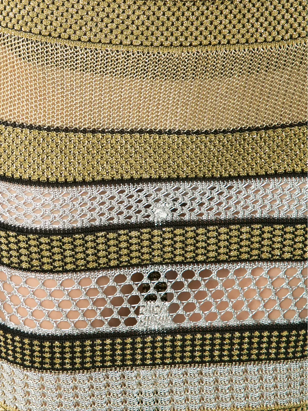Balmain ストライプスカート - 画像5