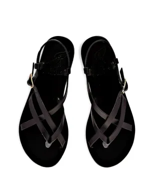 Ancient Greek Sandals Semele フラットサンダル ブラック - サムネイル3