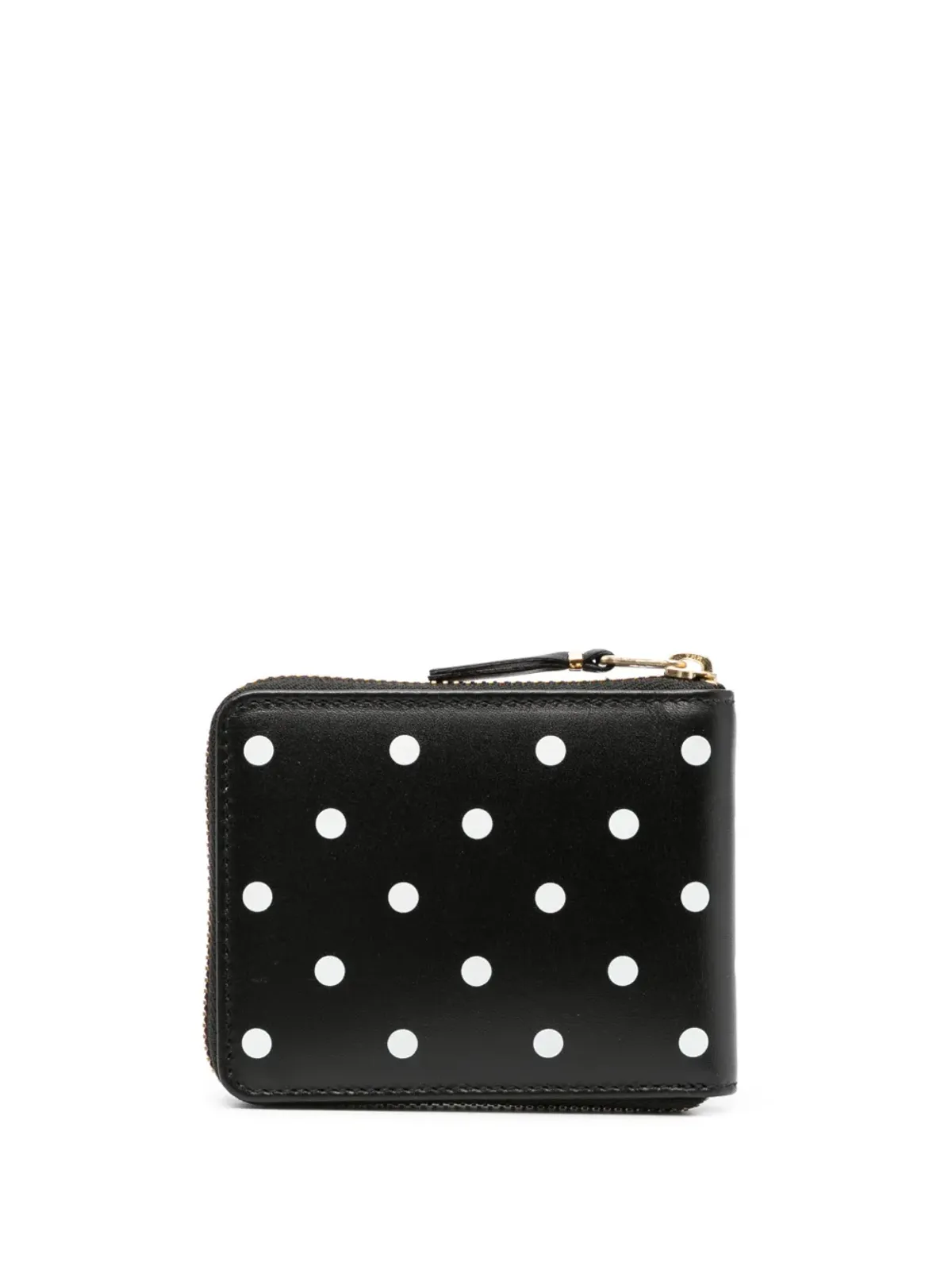 Comme Des Garçons Wallet ポルカドットプリントウォレット - ブラック - 画像2
