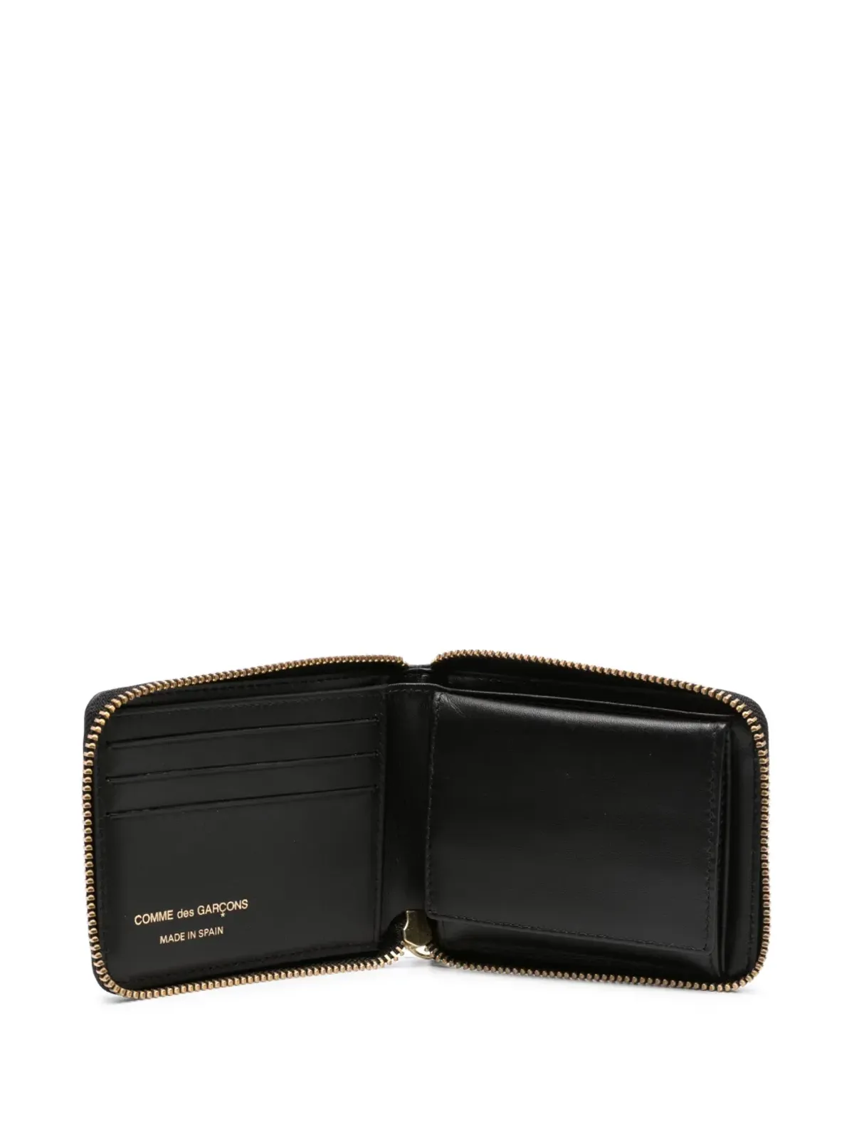 Comme Des Garçons Wallet ポルカドットプリントウォレット - ブラック - 画像3