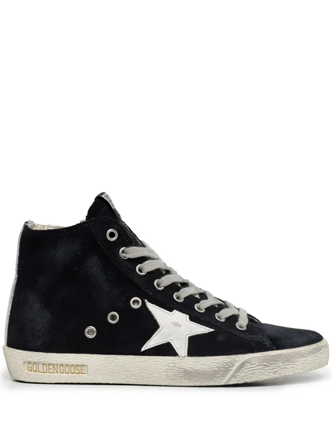 Golden Goose Golden Goose フランシー スエード ハイトップスニーカー ブルーの商品画像