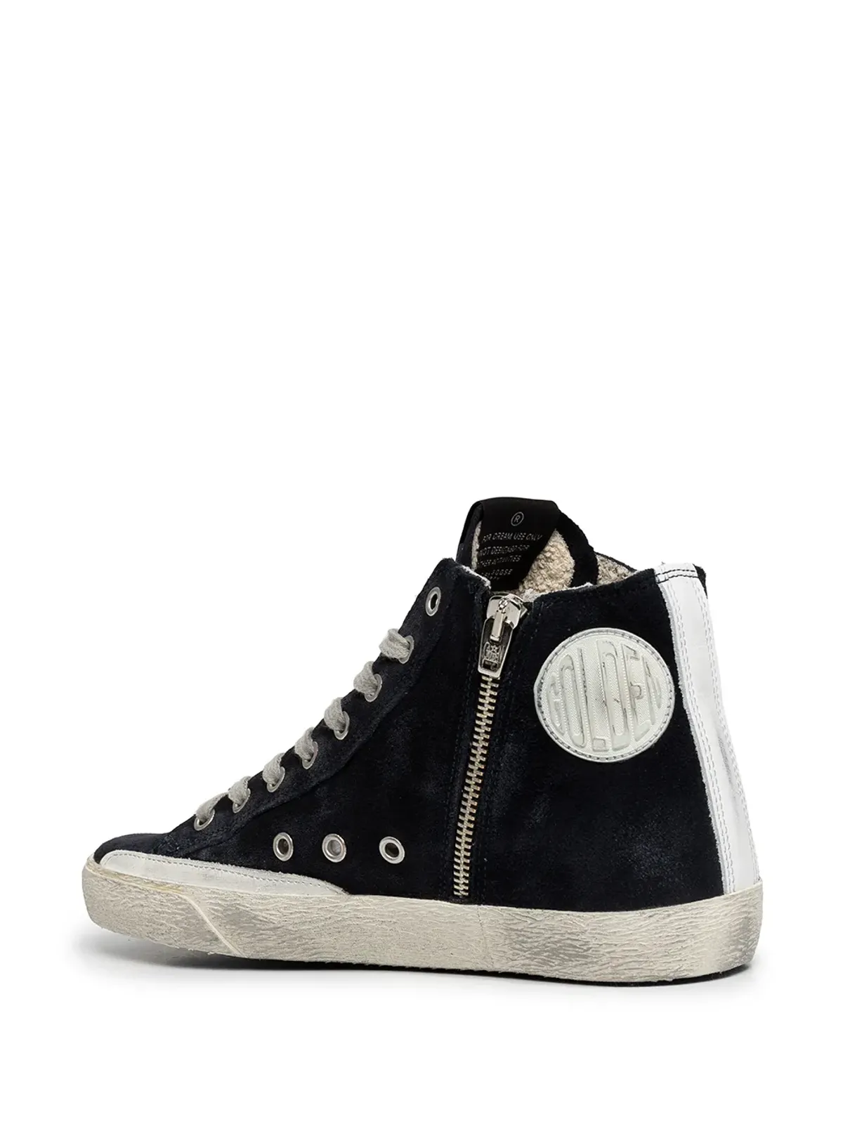 Golden Goose フランシー スエード ハイトップスニーカー ブルー - 画像3