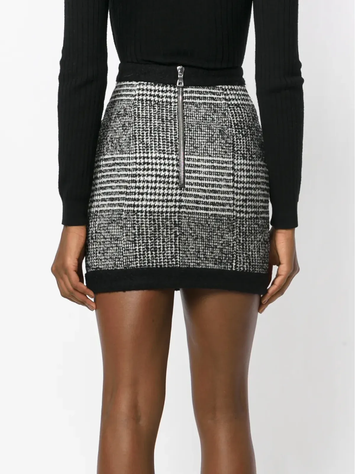 Balmain tweetボタン付きミニスカート - ブラック - 画像4