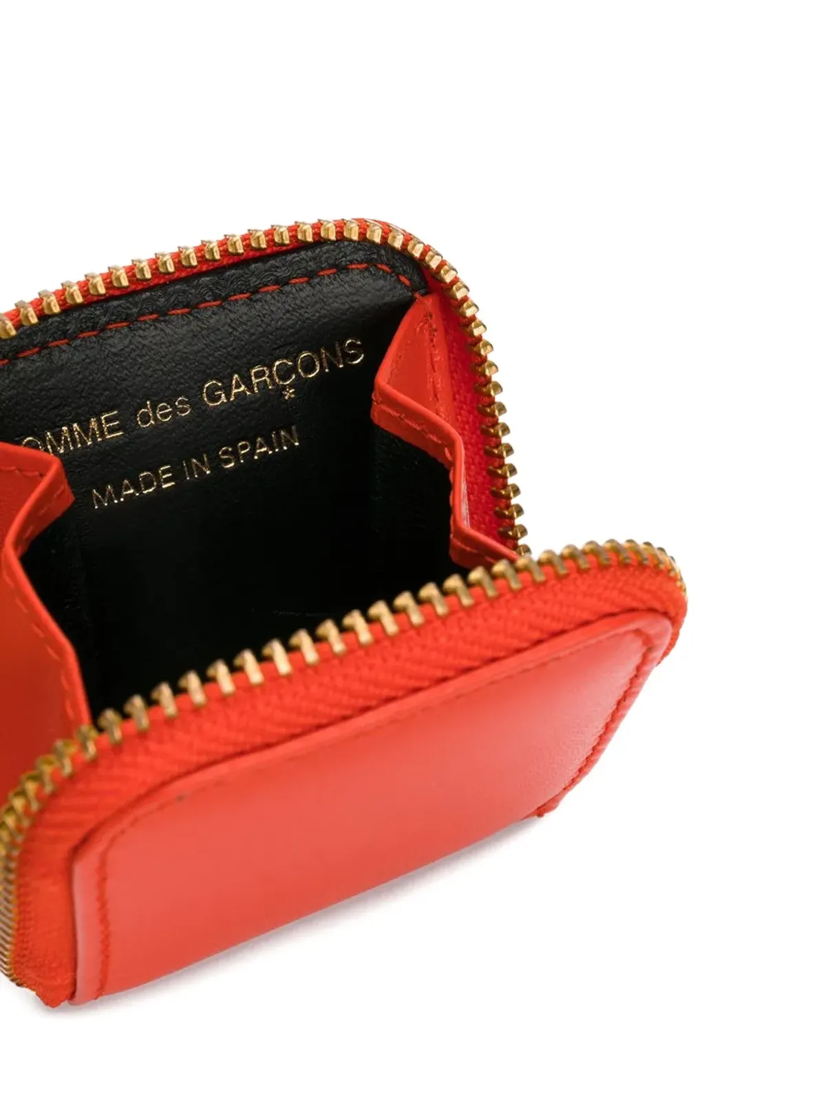Comme Des Garçons Wallet ジップ付きレザーウォレット - 画像2