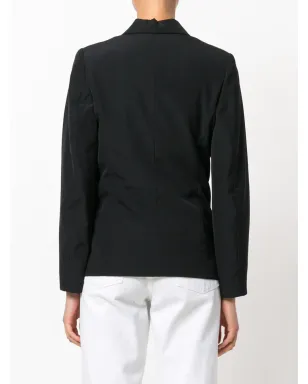 Comme Des Garçons Pre-Owned レースパネルジャケット - ブラック - サムネイル4