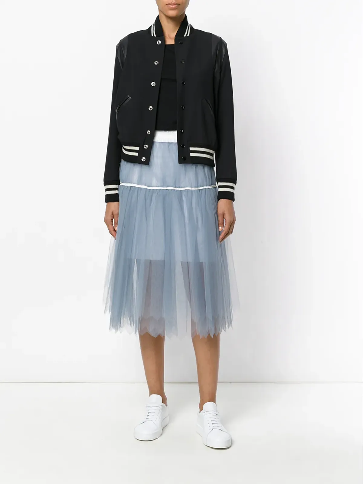 Comme Des Garçons Pre-Owned ミディ丈チュチュスカート ブルー - 画像2