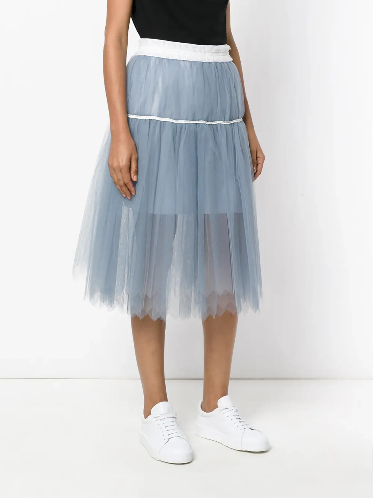 Comme Des Garçons Pre-Owned ミディ丈チュチュスカート ブルー - 画像3