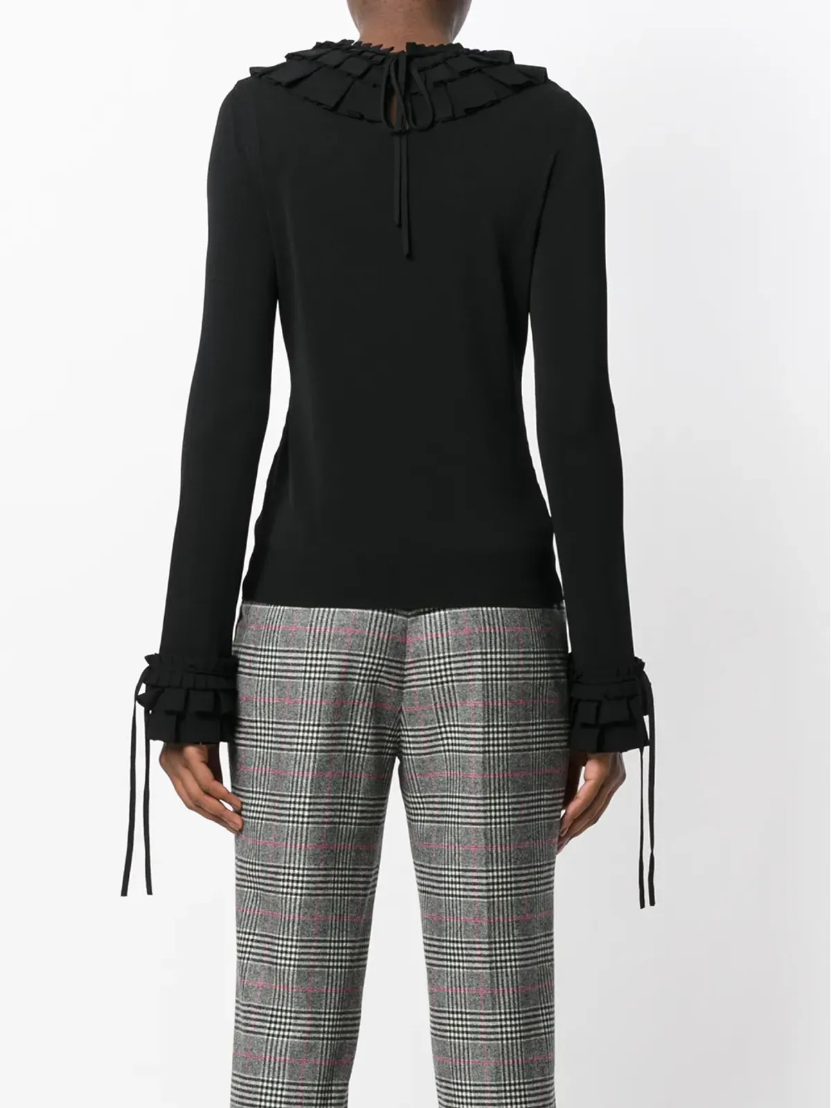 Ermanno Scervino フリルトリム タイカフ ジャンパー - 画像4