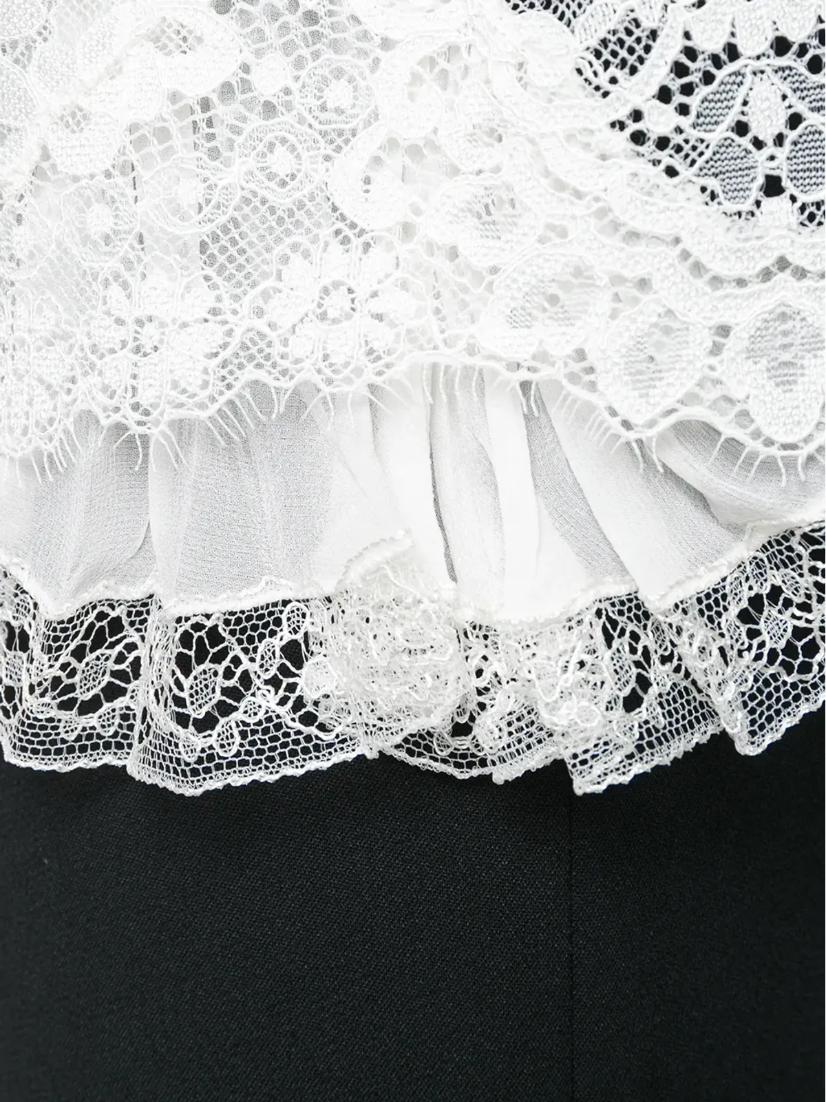 Ermanno Scervino レースフリルブラウス - 画像5