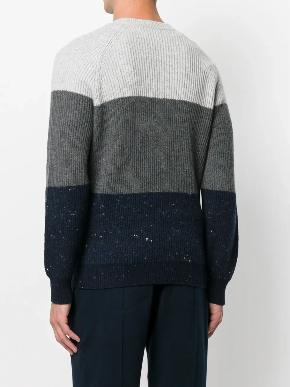 Brunello Cucinelli ストライプ柄のニットセーター - 画像4