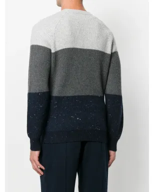 Brunello Cucinelli ストライプ柄のニットセーター - サムネイル4