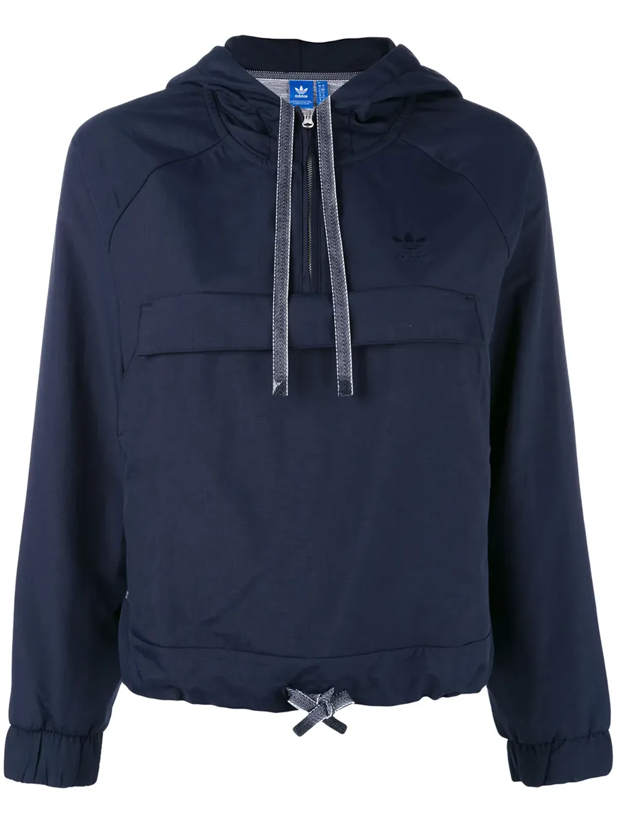 adidas クロップドフーディー - 画像1