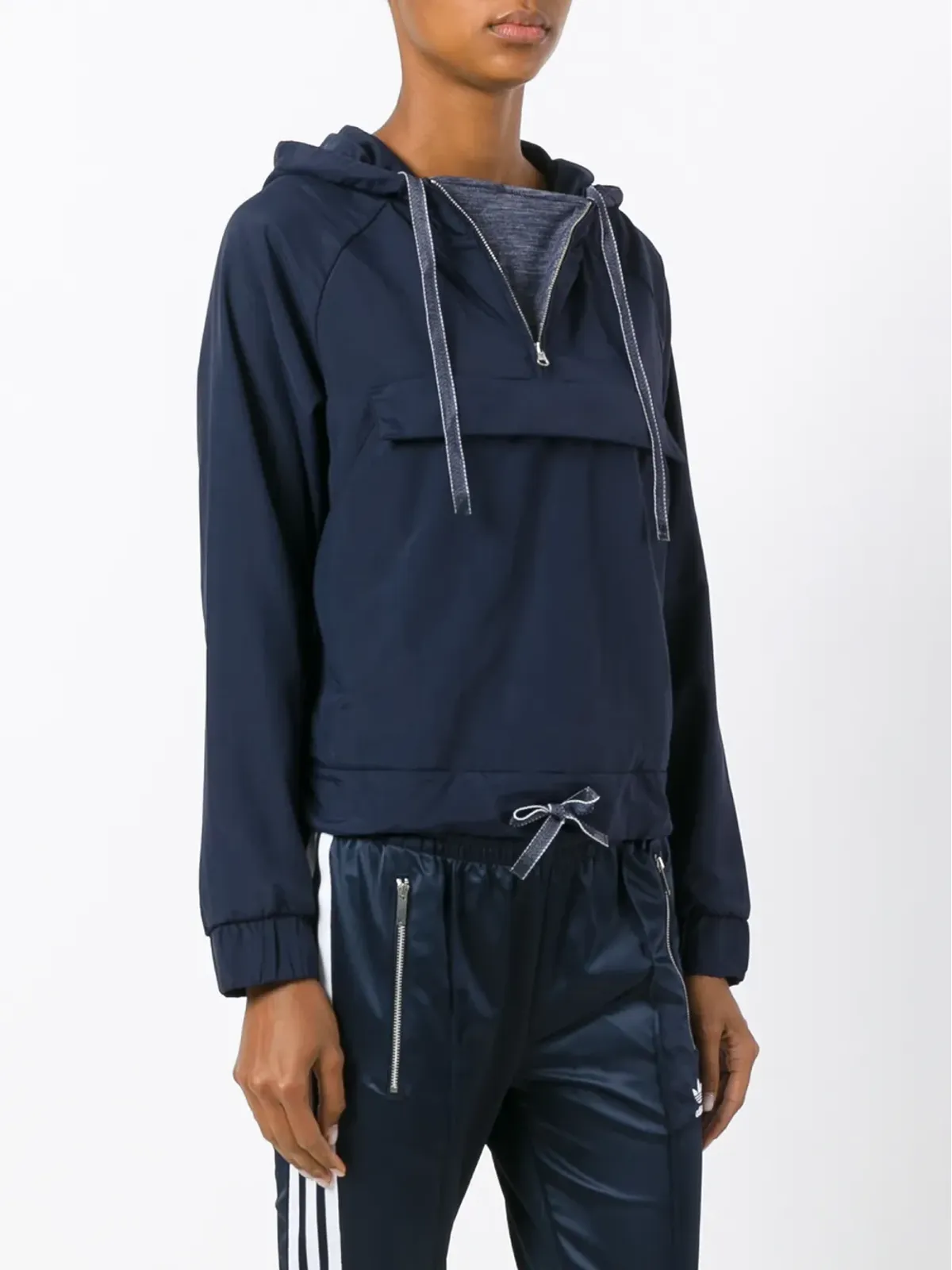 adidas クロップドフーディー - 画像3