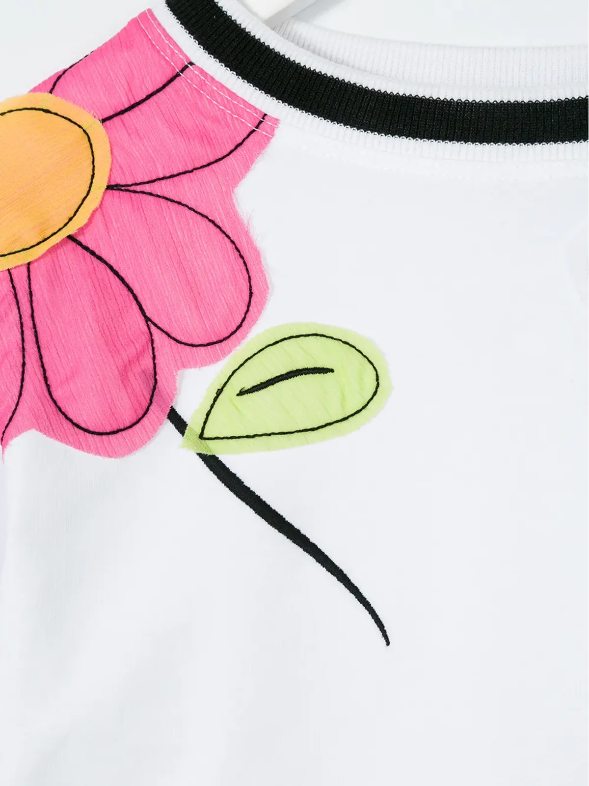 Monnalisa 刺繍花柄Tシャツ - 画像3