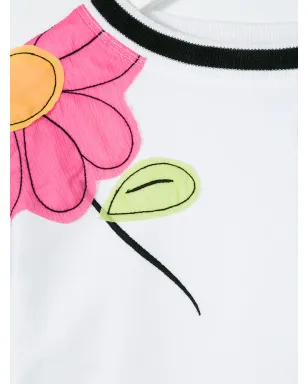 Monnalisa 刺繍花柄Tシャツ - サムネイル3