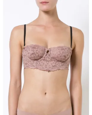 Fleur Du Mal シャーロット レース ロングライン ブラジャー - Neutrals - サムネイル2