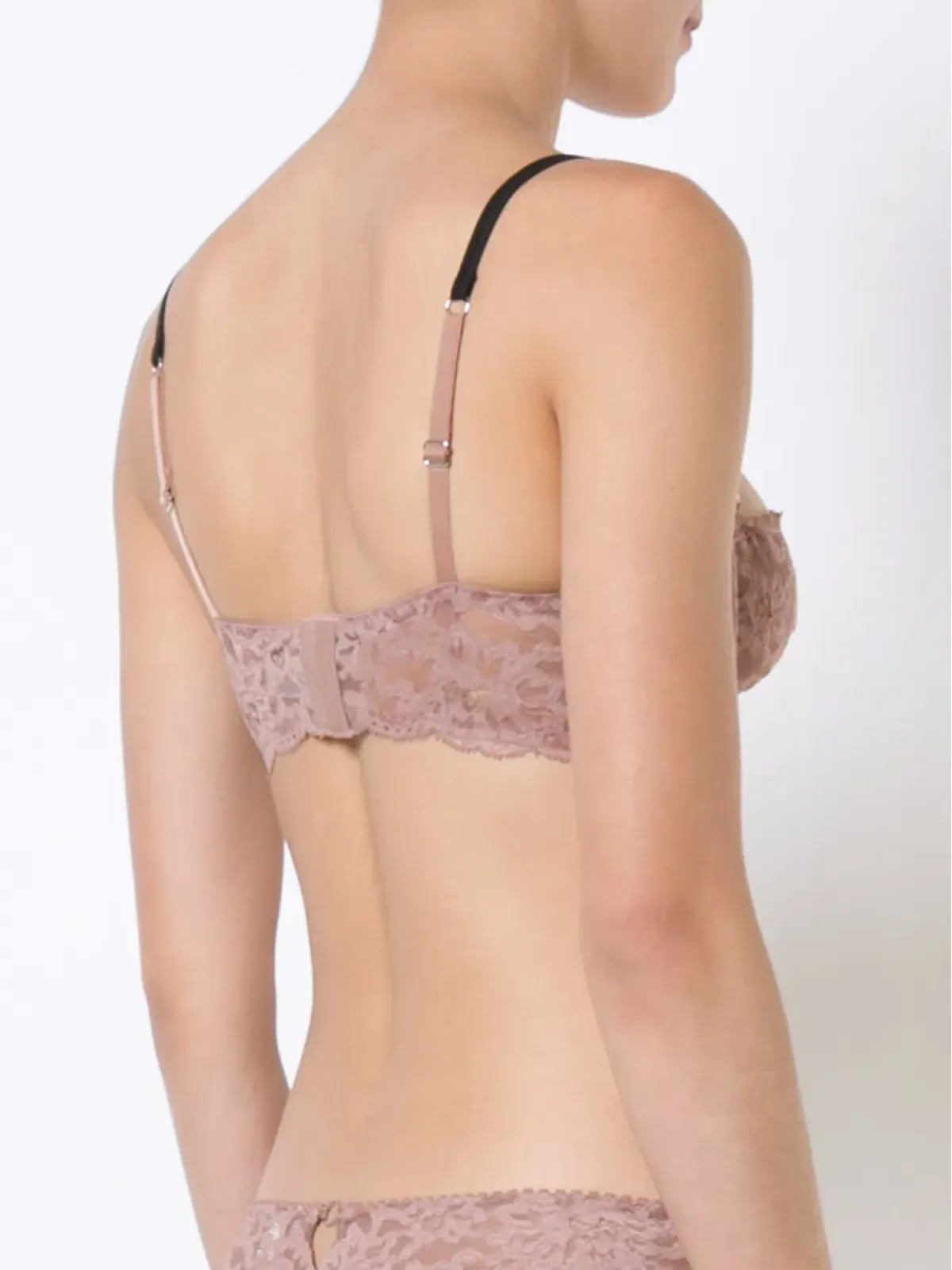 Fleur Du Mal シャーロット レース ロングライン ブラジャー - Neutrals - 画像3