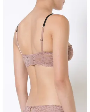 Fleur Du Mal シャーロット レース ロングライン ブラジャー - Neutrals - サムネイル3