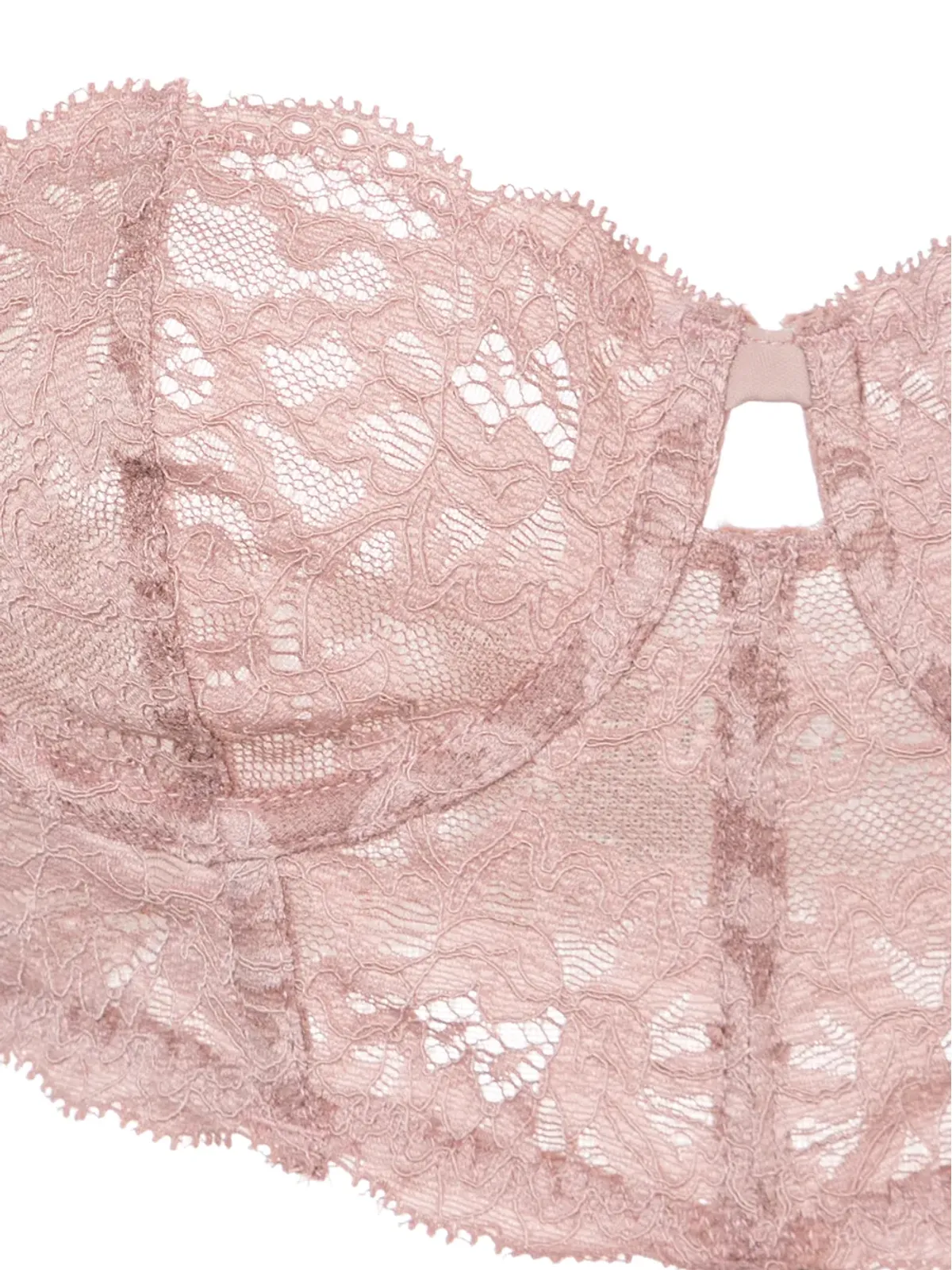Fleur Du Mal シャーロット レース ロングライン ブラジャー - Neutrals - 画像4