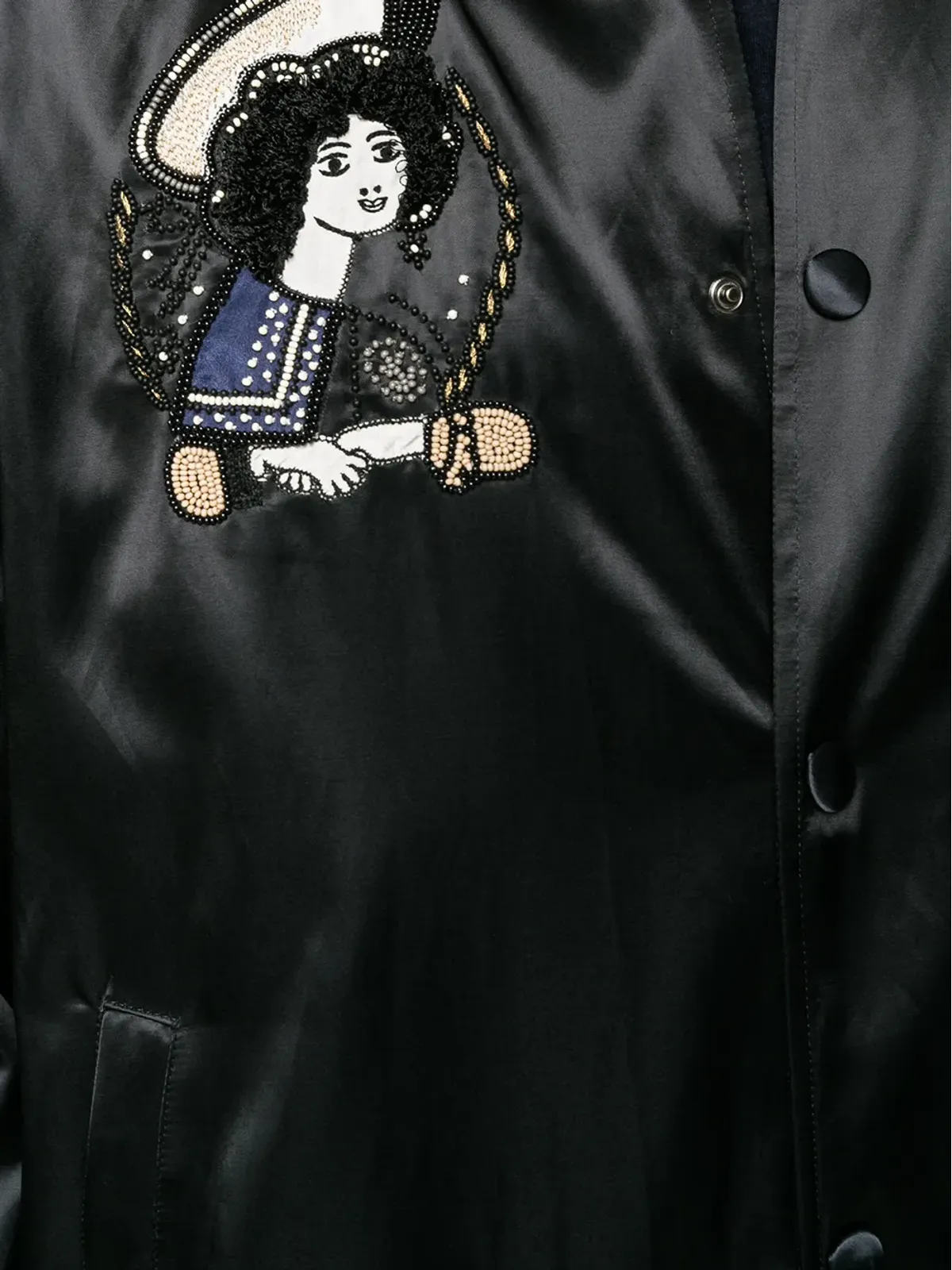 Valentino Garavani エンブロイダードボンバージャケット - ブルー - 画像5