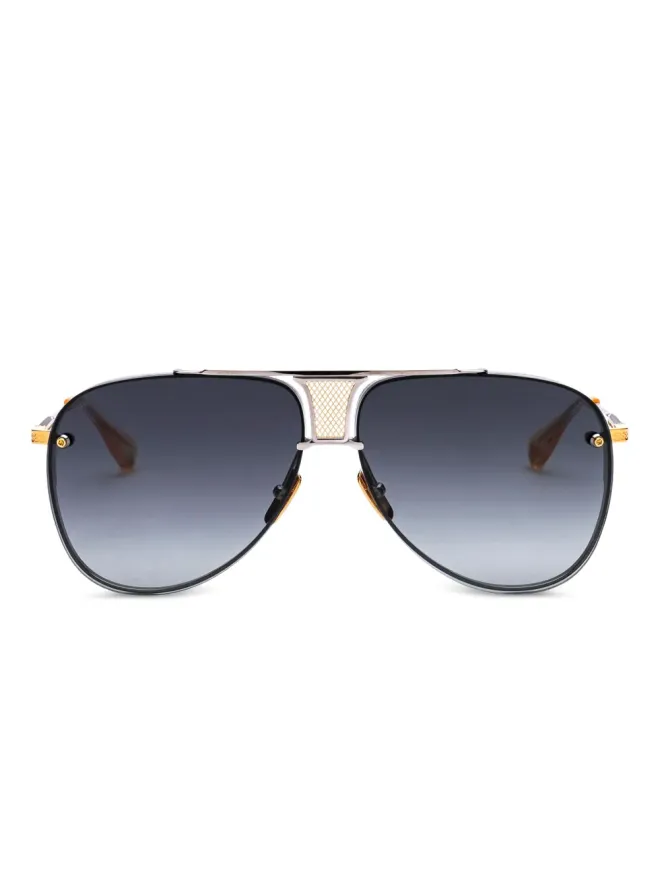 Dita Eyewear Dita Eyewear パイロットフレーム サングラス - シルバーの商品画像