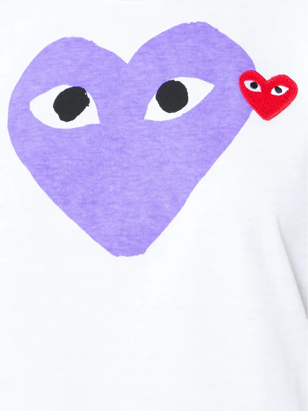 Comme Des Garçons Play ハートプリント コットン Tシャツ - 画像5