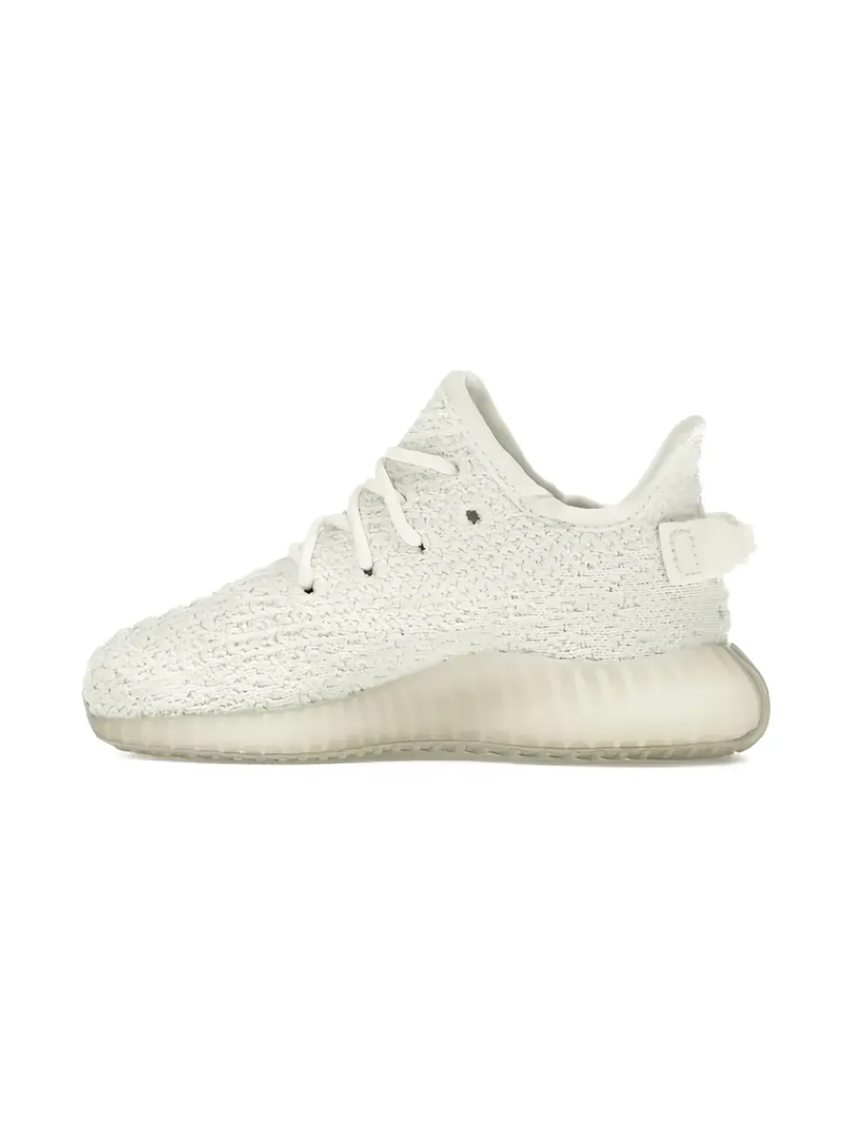 Adidas Yeezy Kids Boost 350 V2 トリプルホワイト スニーカー - 画像4