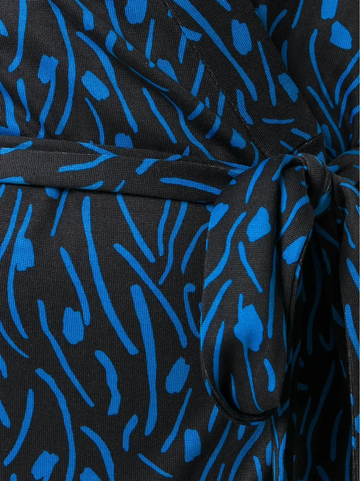 DVF Diane von Furstenberg 刺繍入りラップドレス - ブラック - 画像5