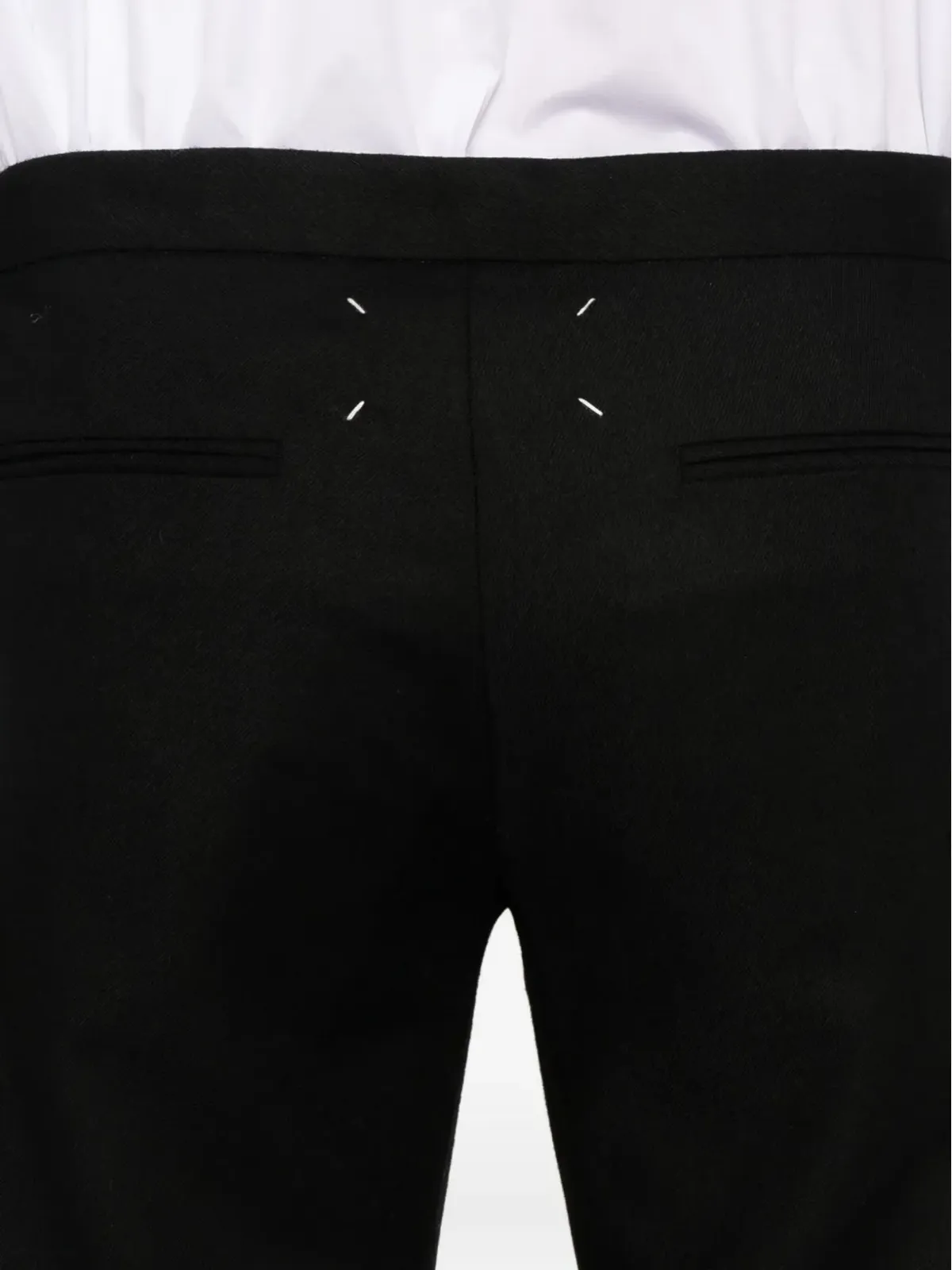 Maison Margiela ドローストリング・ストレートレッグ・トラウザー - 画像5