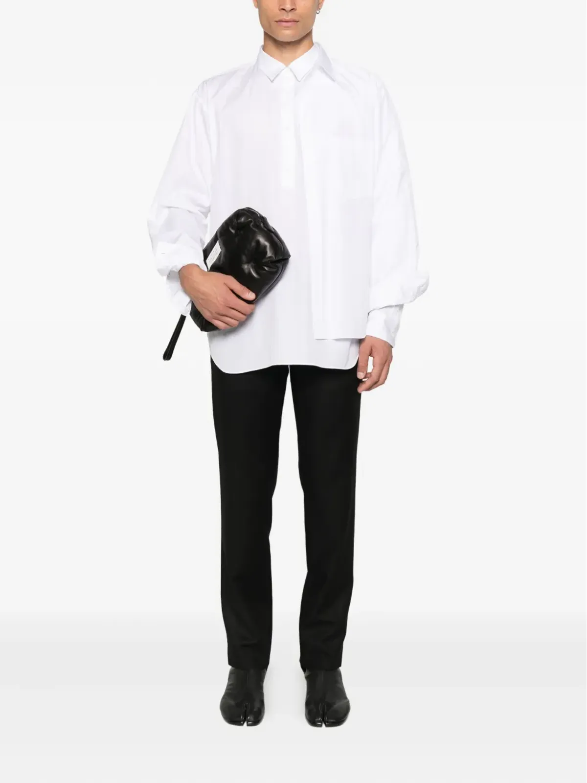 Maison Margiela ドローストリング・ストレートレッグ・トラウザー - 画像2