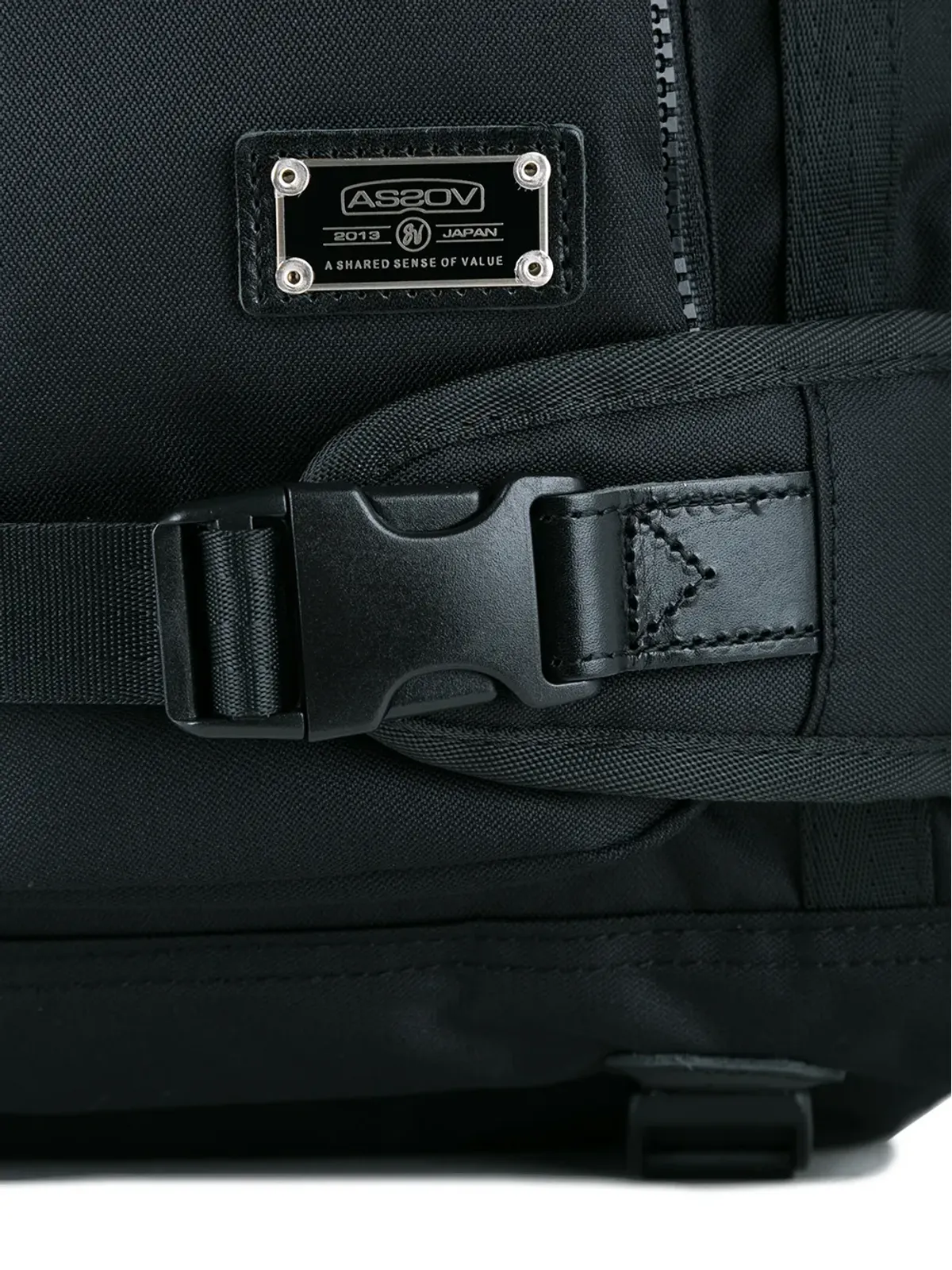 As2ov Cordura Dobbyバックパック - ブラック - 画像4