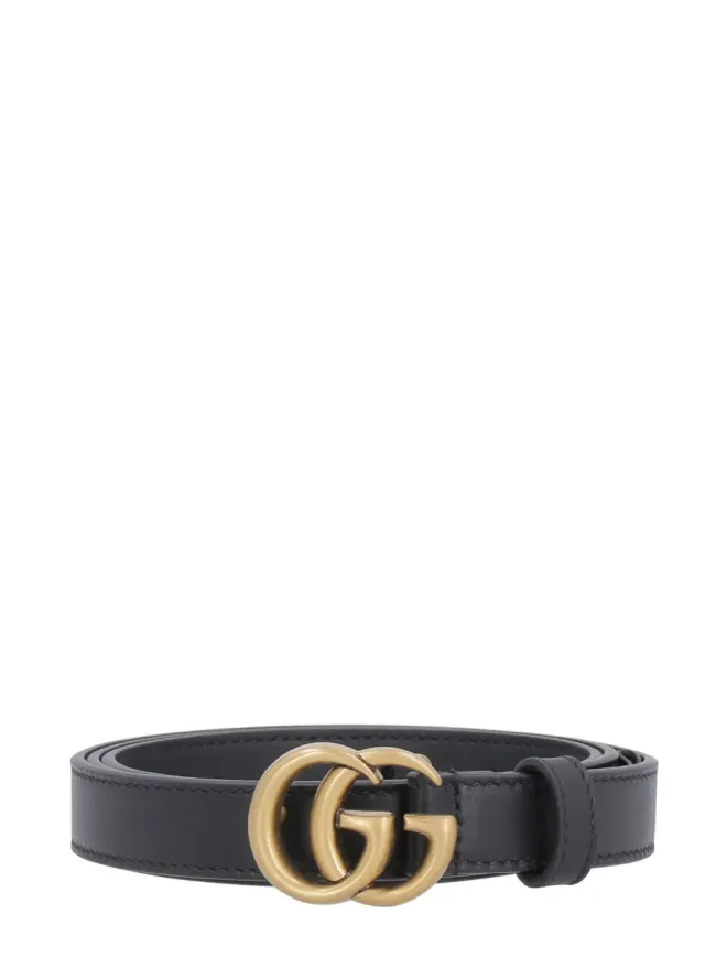 Gucci Gucci ダブルGバックル レザーベルトの商品画像