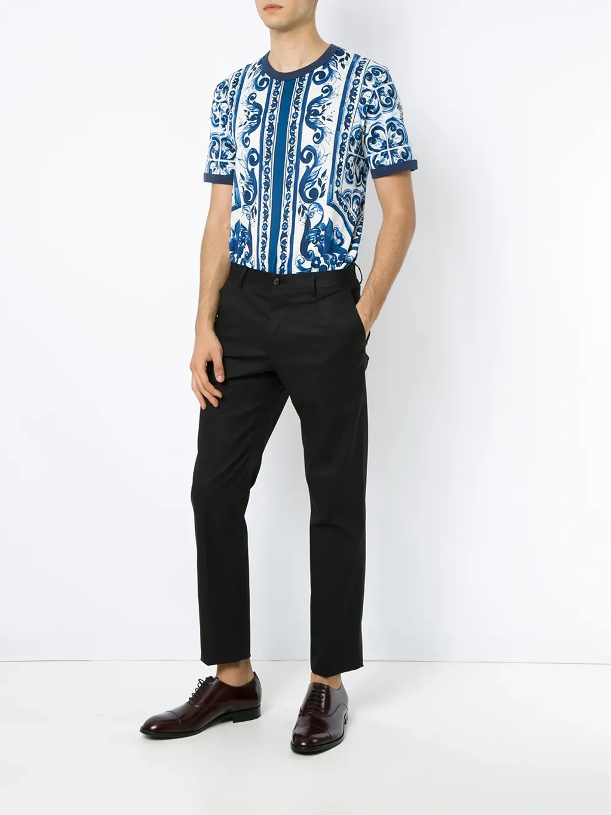 Dolce & Gabbana ミッドライズ テーラードパンツ - 画像2