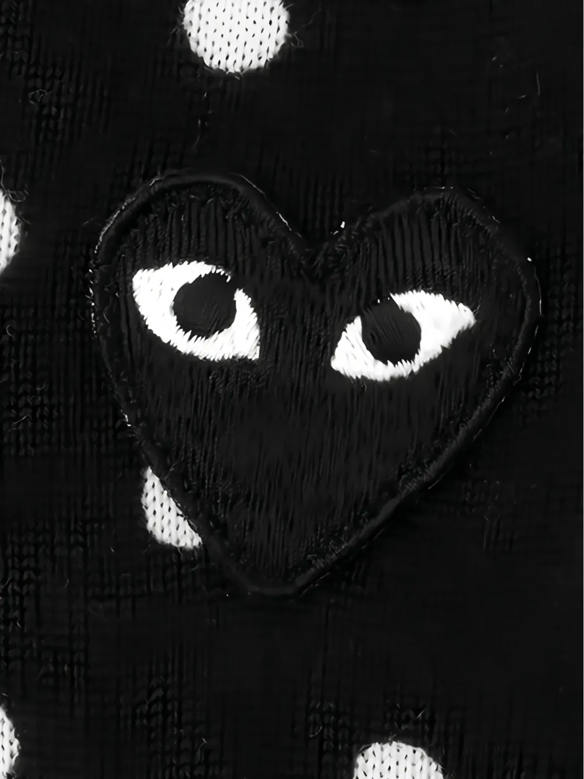 Comme Des Garçons Play ポルカドット柄ニットセーター - 画像3