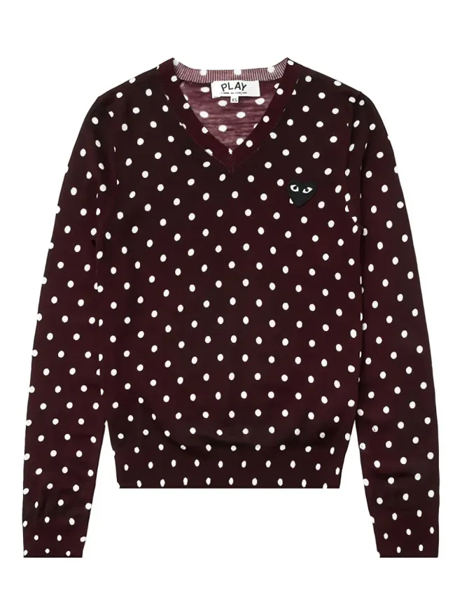 COMME des GARÇONS PLAY Comme Des Garçons Play ポルカドットジャンパーの商品画像