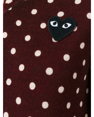 Comme Des Garçons Play ポルカドットジャンパー - サムネイル5