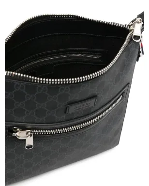 Gucci GG Supreme メッセンジャーバッグ ブラック - サムネイル5